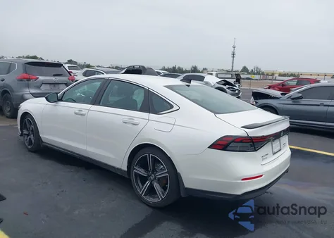 2025 Honda Accord Hybrid Sport из США, поврежденный, VIN 1HGCY2F58SA033072